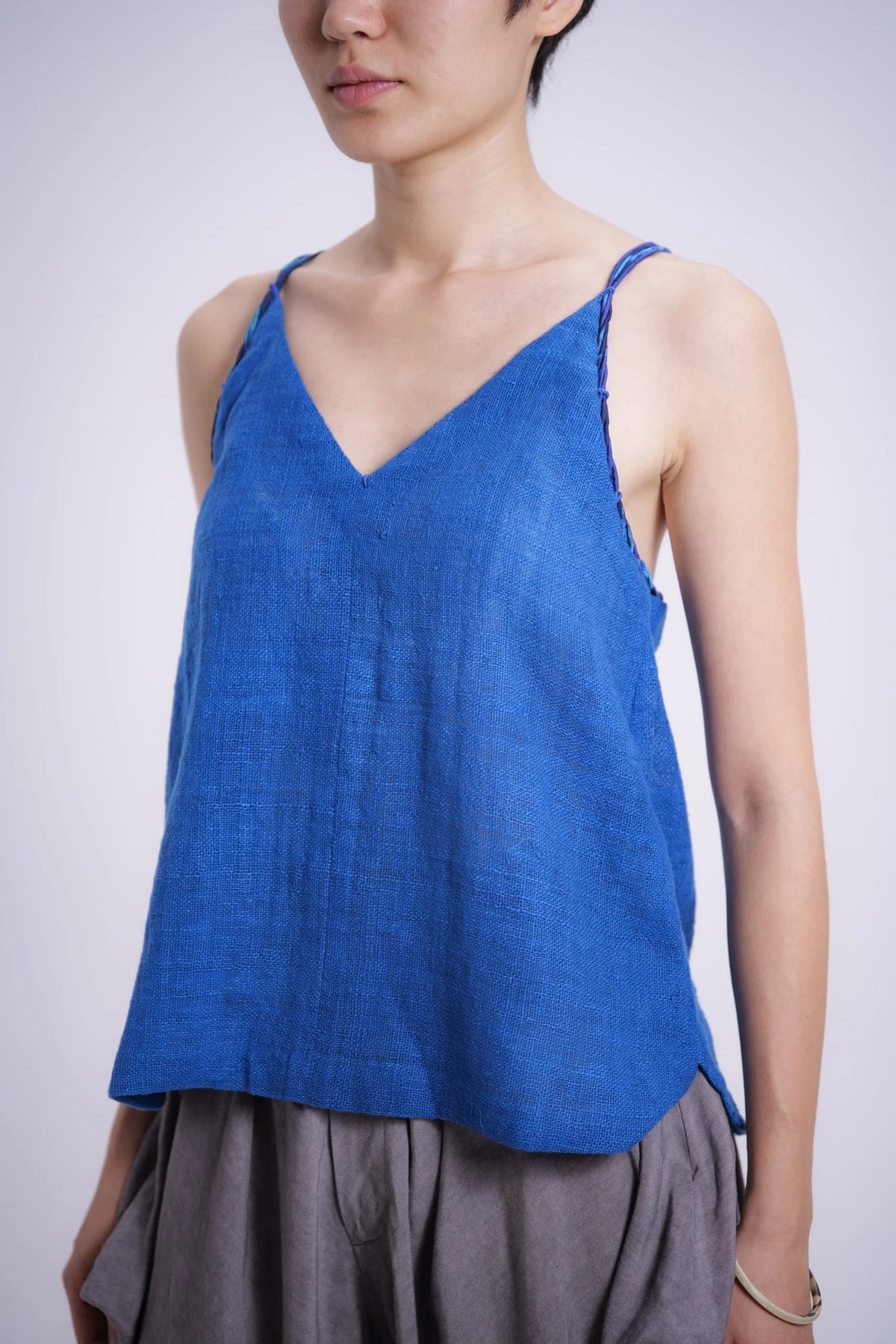 LIN001-ÁO HAI DÂY BỆN TAY LINEN