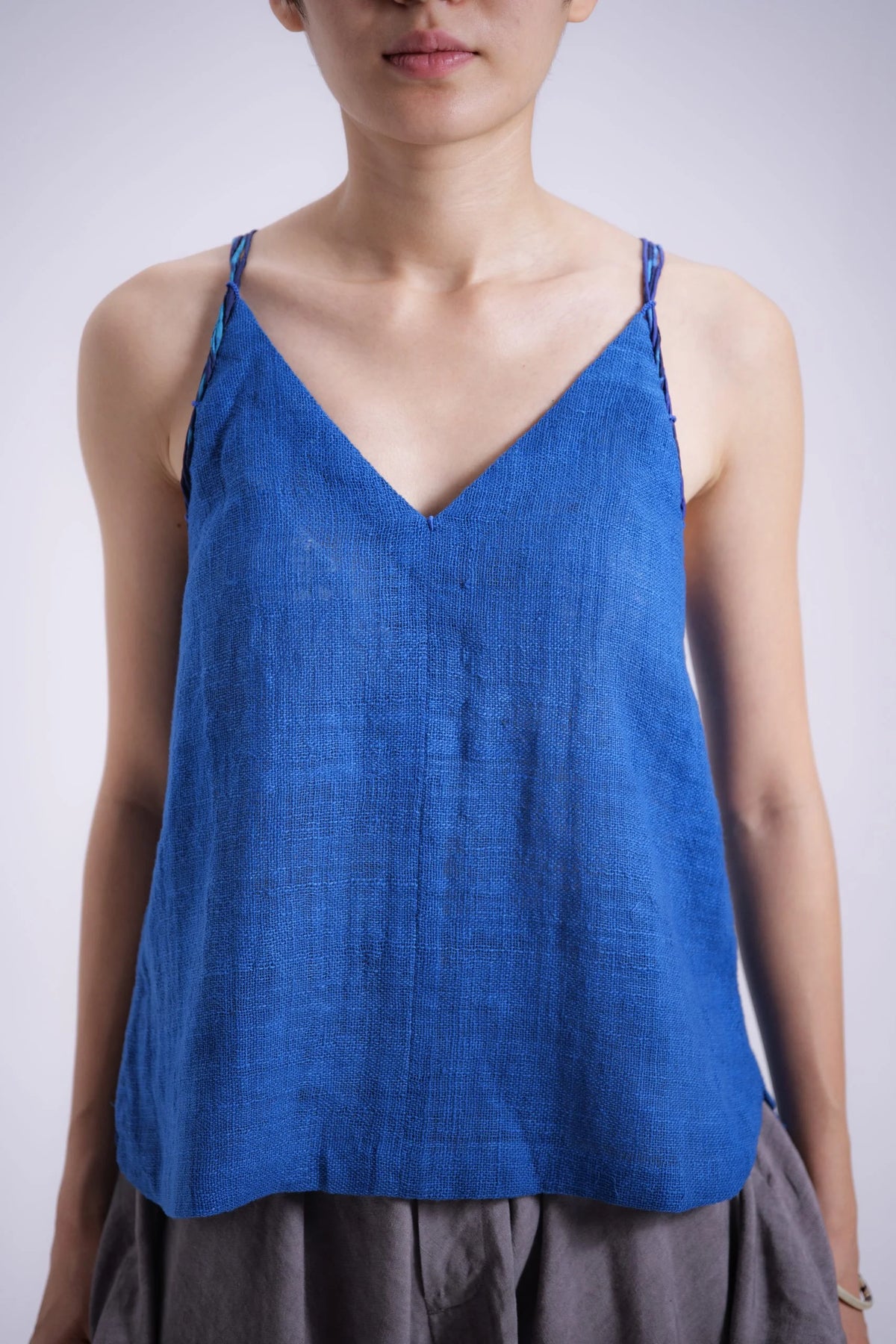 LIN001-ÁO HAI DÂY BỆN TAY LINEN